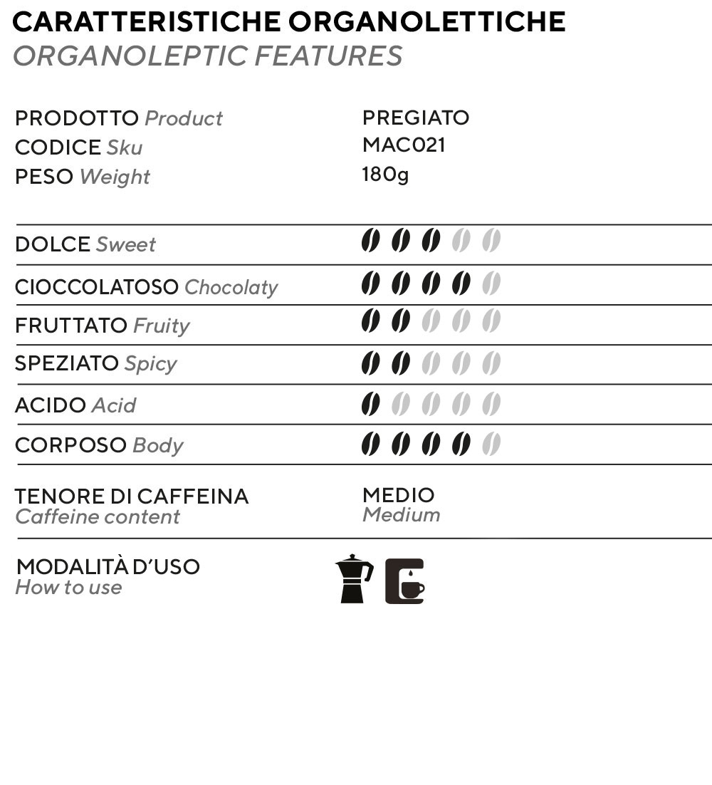 GROUND COFFEE MOKASIRS PREGIATO